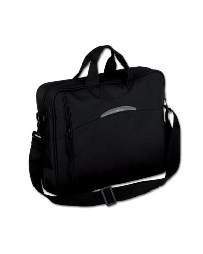 Borsa in poliestere per laptop 15,5 pollici Nero