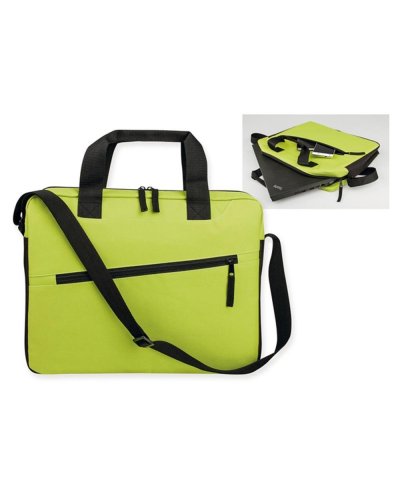Borsa in poliestere per laptop 15 pollici Verde chiaro