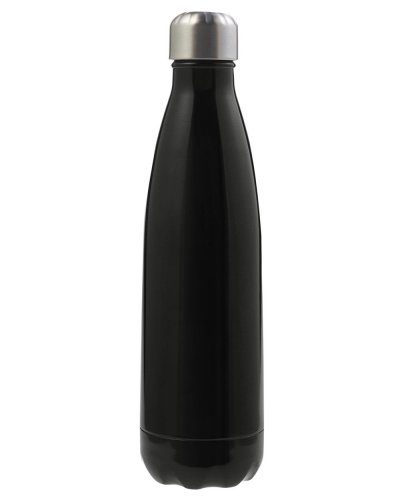 Borraccia in acciaio inox tappo a vite 650 ml Sumatra Nero
