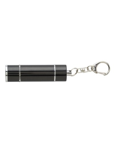 Portachiavi con mini torcia Molly Nero
