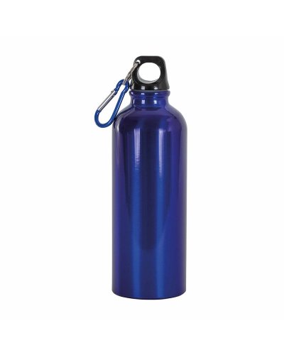 Borraccia 750 ml con moschettone Blu