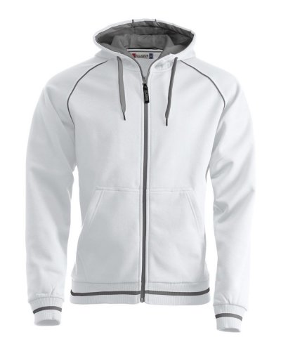 Felpa cappuccio full zip Gerry Bianco