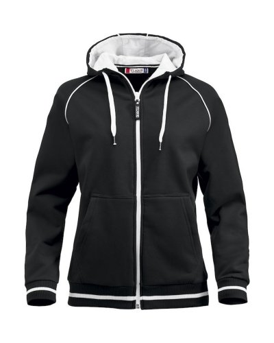 Felpa cappuccio full zip Grace Nero