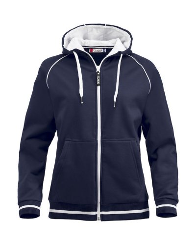 Felpa cappuccio full zip Grace Blu