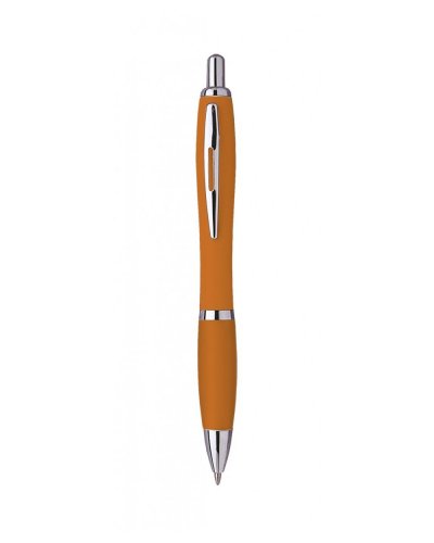 Penna a sfera in plastica con clip in metallo