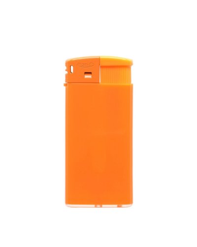 Accendino in plastica fluo effetto gommato ricaricabile