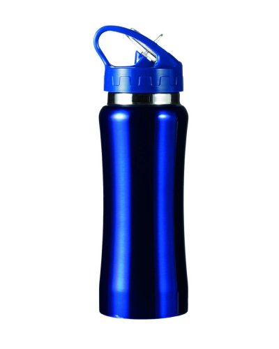 Borraccia in acciaio inossidabile con beccuccio 600 ml Blu