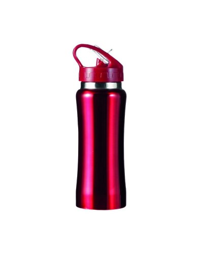 Borraccia in acciaio inossidabile con beccuccio 600 ml Rosso
