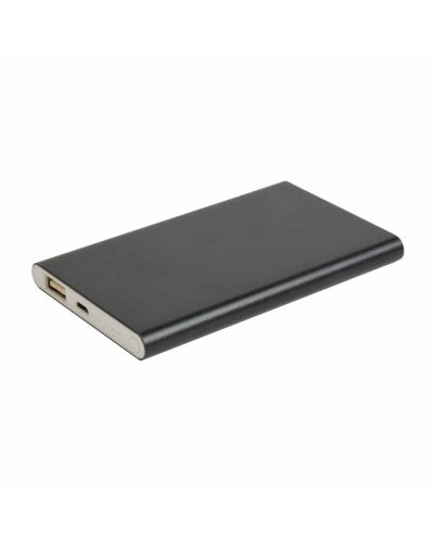 Power Bank in alluminio 4000mAh Nero