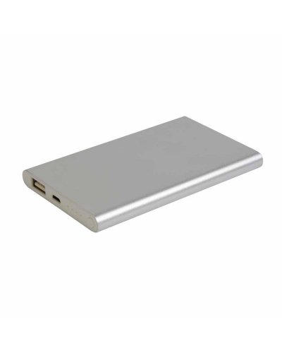 Power Bank in alluminio 4000mAh Argento