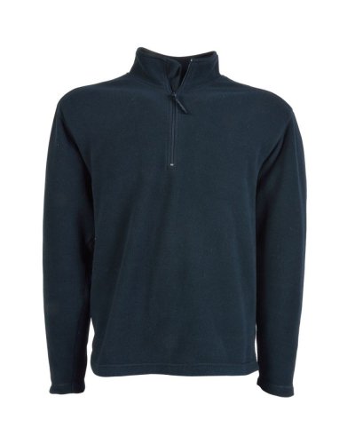 Felpa da uomo a mezza zip Blu scuro