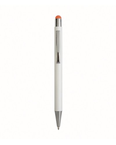 Penna a scatto con touch screen Arancione