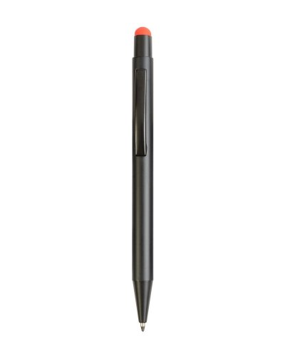 Penna a scatto con touch screen Arancione