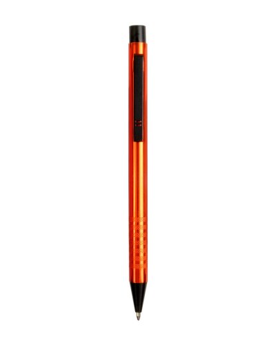 Penna clip in metallo Arancione
