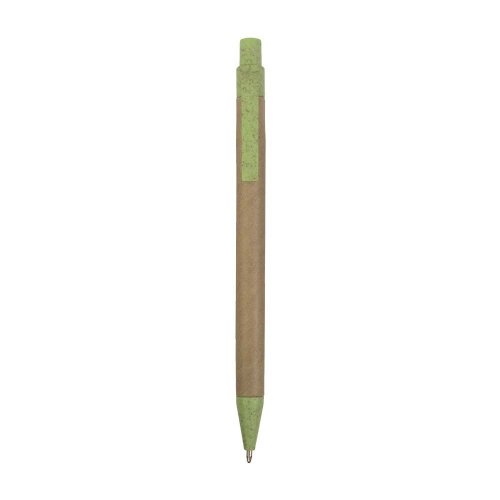 Penna ecologiche personalizzate in carta riciclata Verde mela