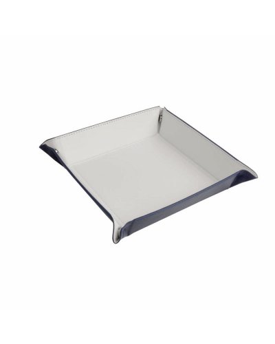 Svuota tasche porta oggetti in Poliuretano Blu Bianco