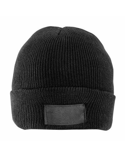 Cappellino Concert pesante con etichetta Nero