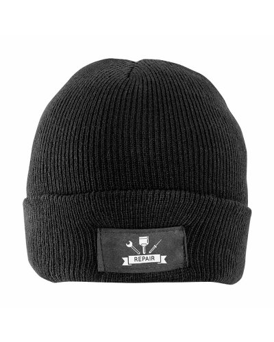 Cappellino in maglia Concert con etichetta