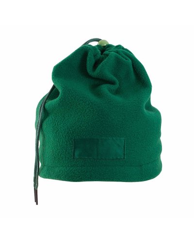 Fascia scalda-collo con etichetta Verde