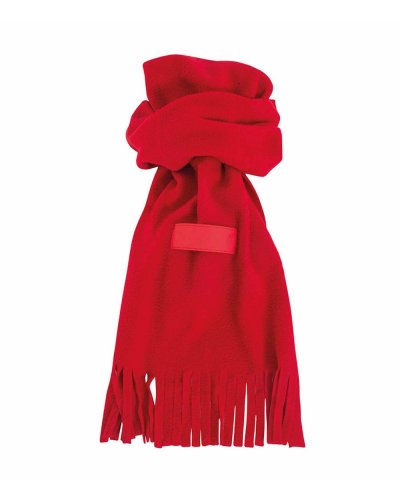 Sciarpa in pile Rosso
