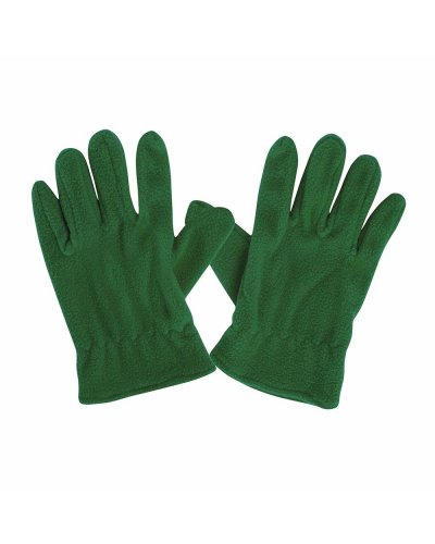 Guanti in polar da donna Verde