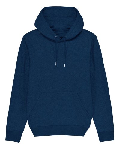 Felpa Biologica Unisex Cruiser Black Heather Blue