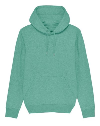 Felpa Biologica Unisex Cruiser Mid Heather Green