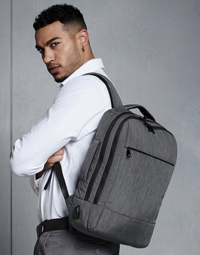 Zaino Q-Tech Charge Convertible Backpack Black
