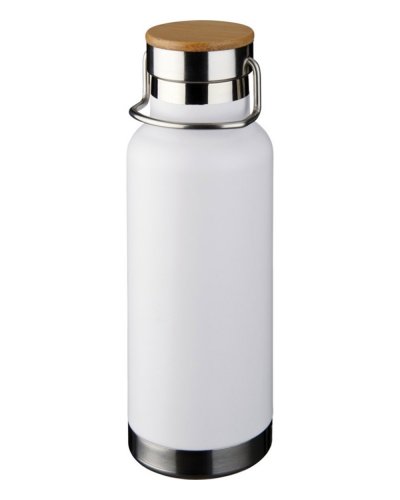 Borraccia sportiva Thor da 480 ml con isolamento sottovuoto in rame Solido Bianco