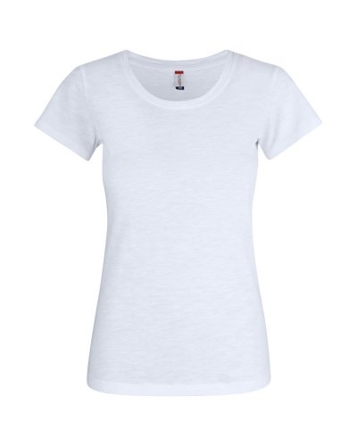 T-shirt Slub-T donna Bianco