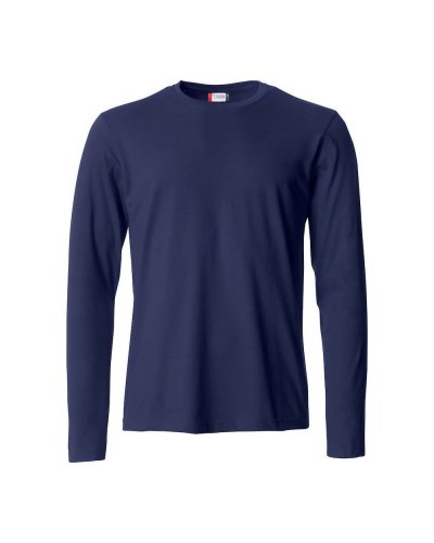 T-shirt Basic-T Maniche lunghe Blu