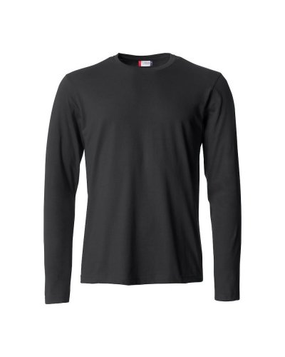 T-shirt Basic-T Maniche lunghe Nero