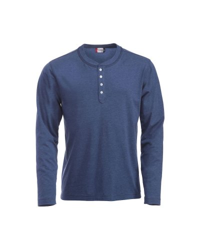 Maglia maniche lunghe Orlando Blu Melange