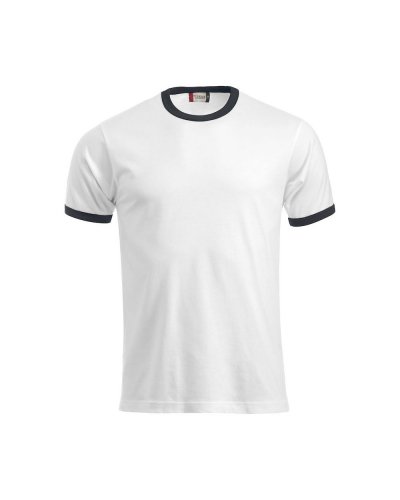 T-shirt bicolore Nome Bianco / Nero
