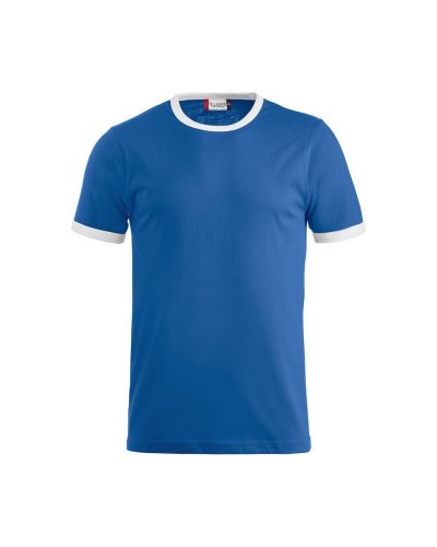 T-shirt bicolore Nome Blu / Bianco