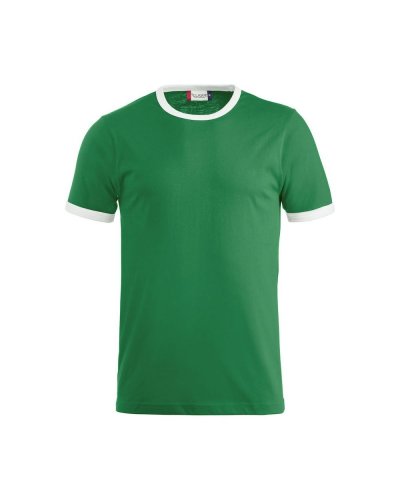 T-shirt bicolore Nome Verde Bandiera / Bianco