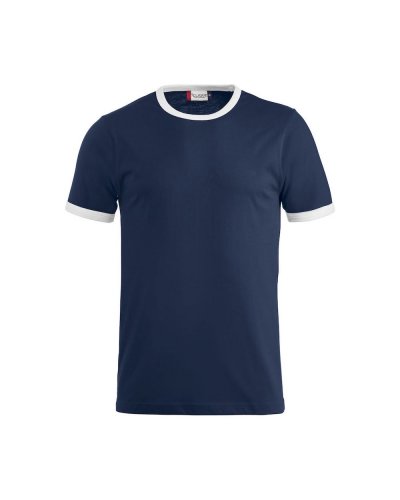 T-shirt bicolore Nome Navy / Bianco