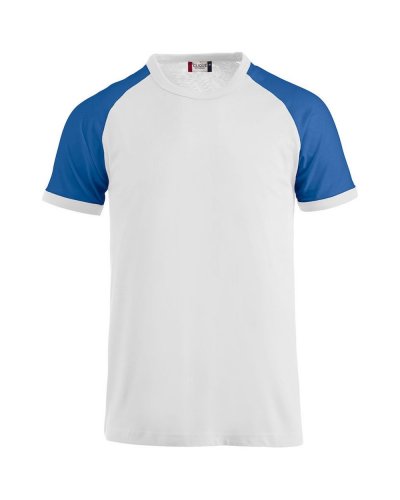 T-shirt bicolore Raglan-T Bianco / Royal