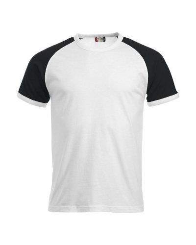 T-shirt bicolore Raglan-T Bianco / Nero