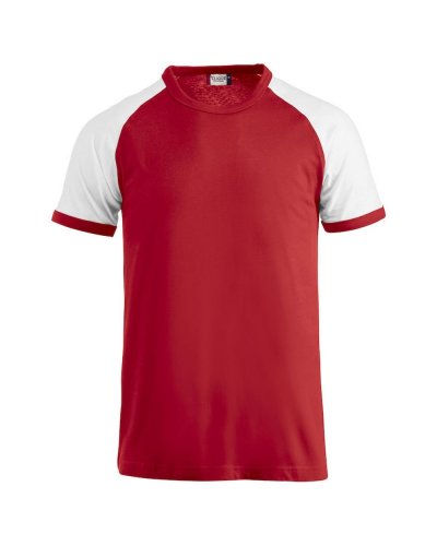 T-shirt bicolore Raglan-T Rosso / Bianco