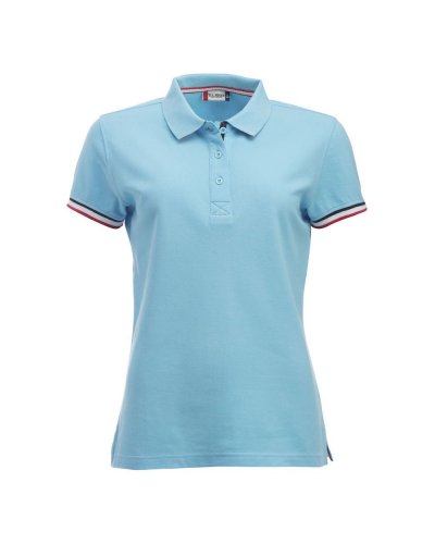 Polo Donna Newton Azzurro Cielo
