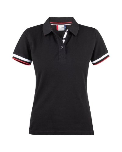 Polo Donna Newton Nero
