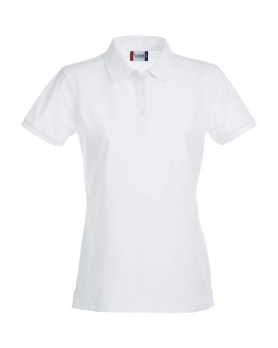Polo Donna Stretch Premium Bianco
