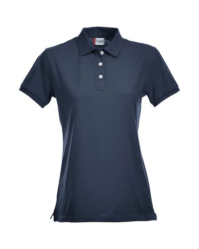 Polo Donna Stretch Premium Blu
