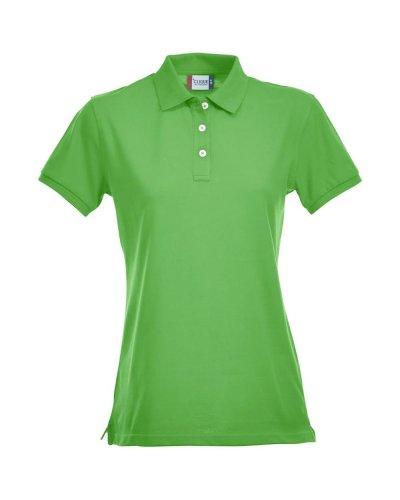 Polo Donna Stretch Premium Verde Acido
