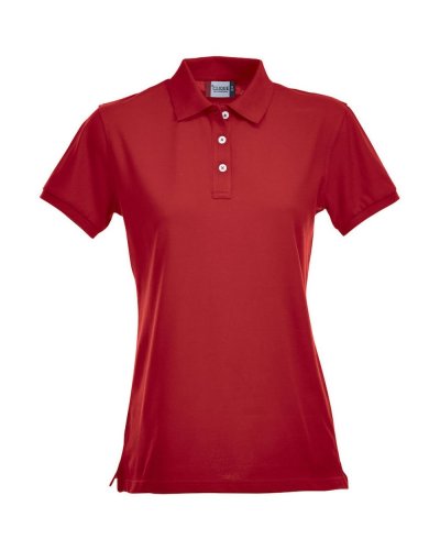Polo Donna Stretch Premium Rosso