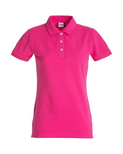 Polo Donna Stretch Premium Lampone