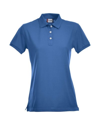 Polo Donna Stretch Premium Royal
