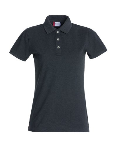 Polo Donna Stretch Premium Antracite Melange
