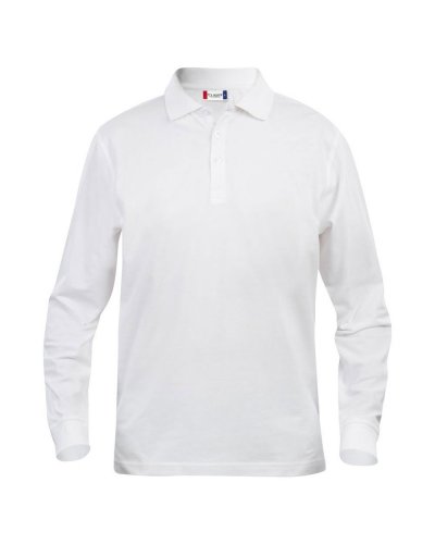 Polo Classic Lincoln manica lunga Bianco